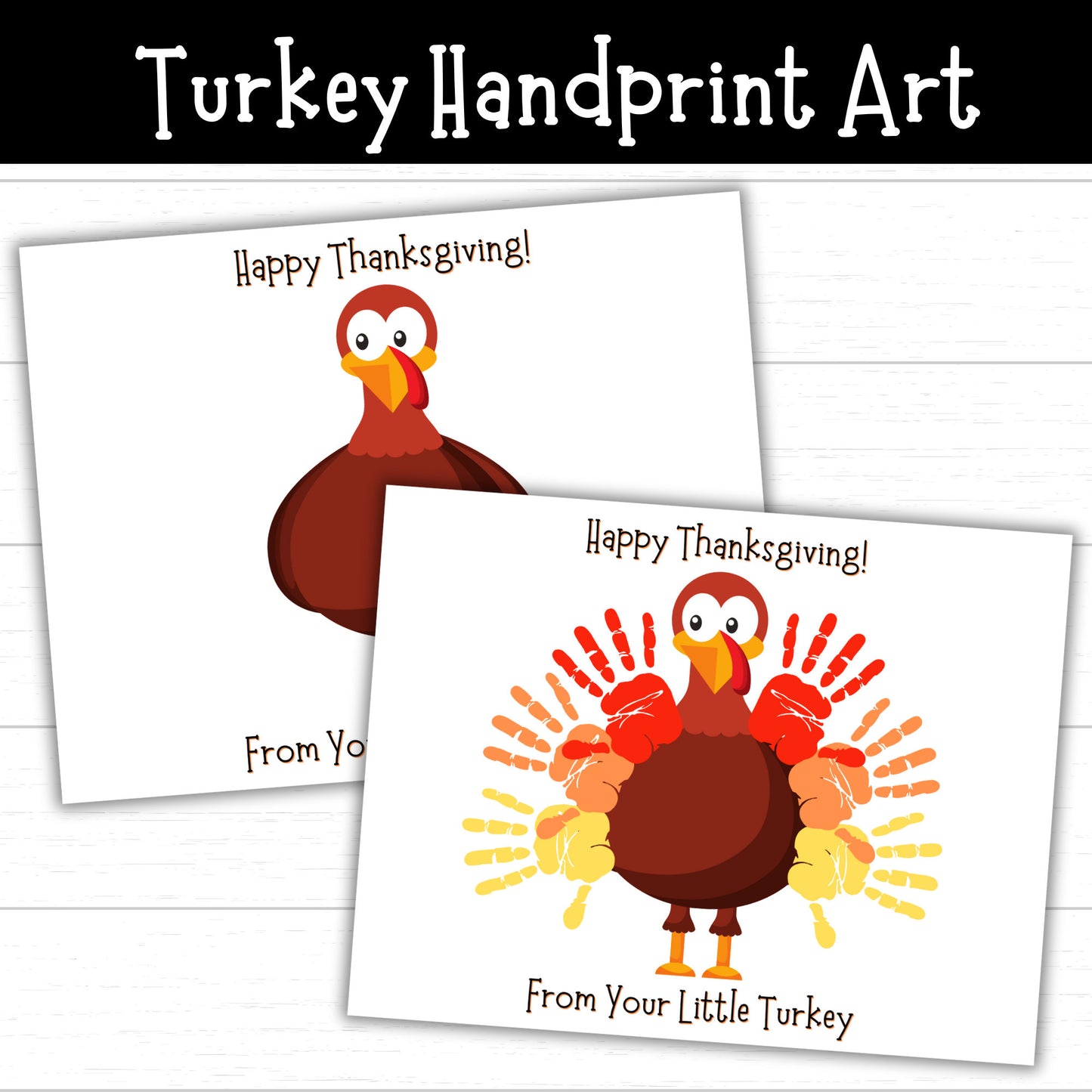 Turkey Handprint Art, Thanksgiving Handprint Art, Turkey Activity for Kids, Turkey Crafts for Kids, Printable Turkey Craft, Thanksgiving