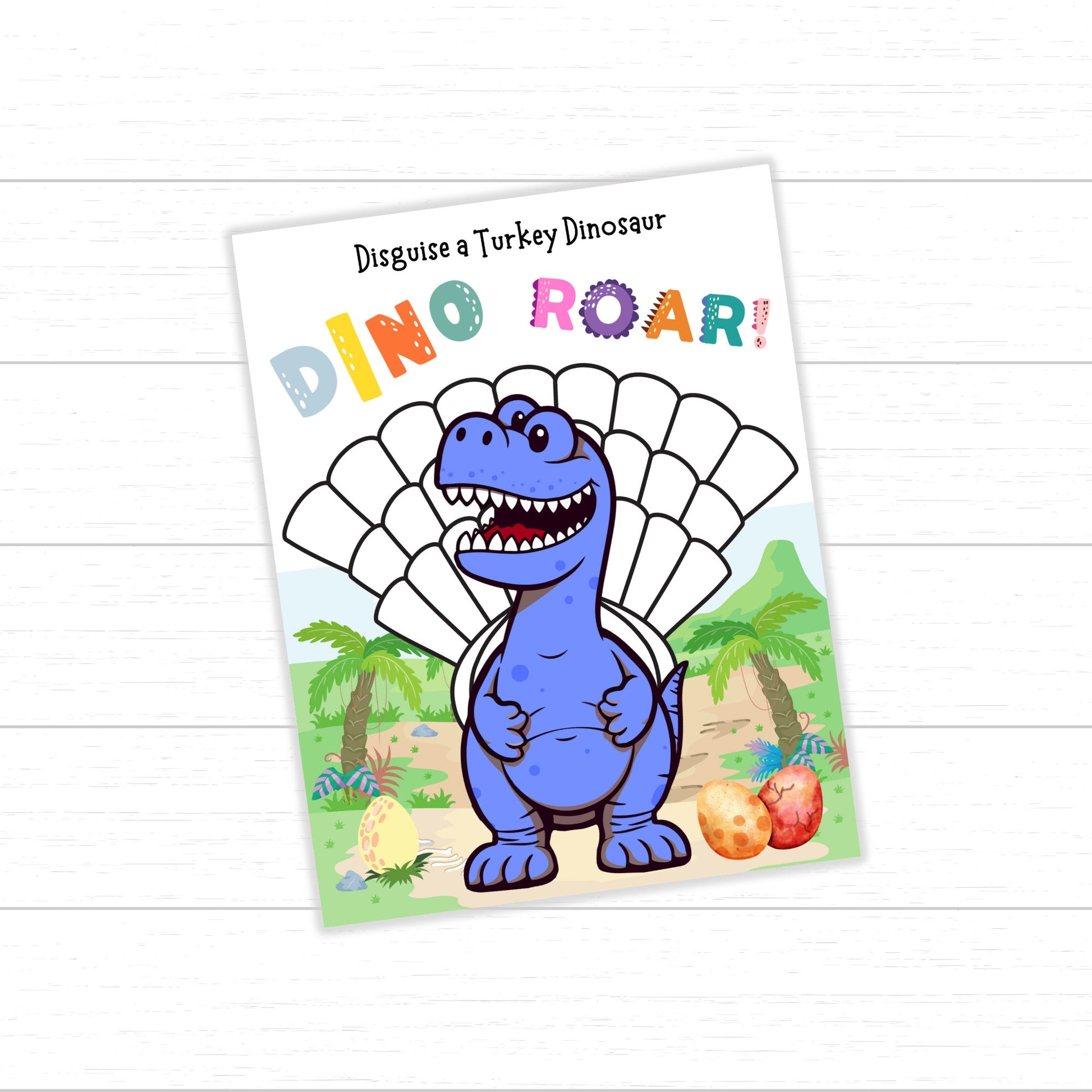Disguise a Turkey Dinosaur, Dinosaur Turkey Disguise, Disguise a Turkey Project Idea, November Project for School, Turkey Project, Digital