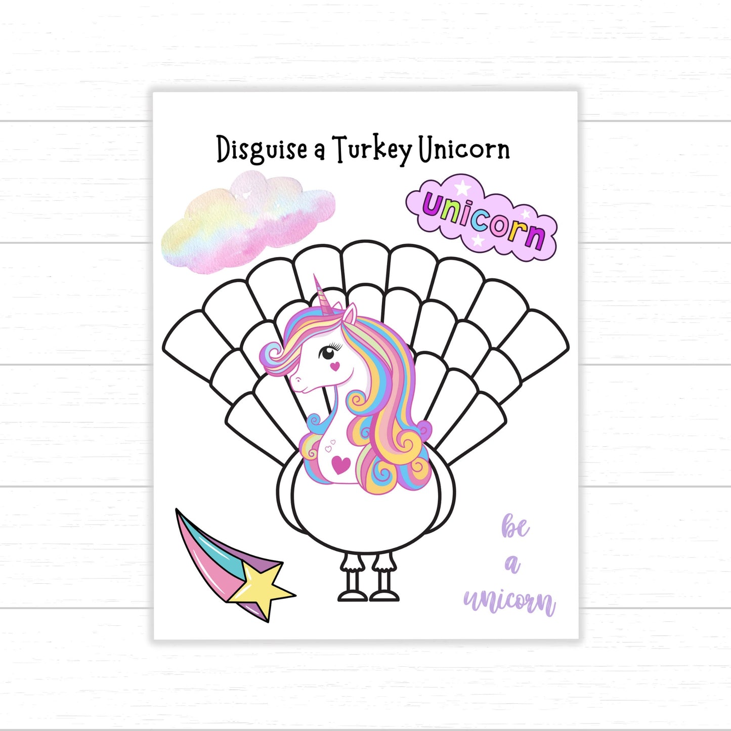 Disguise a Turkey Unicorn, Disguise a Turkey Unicorn, Unicorn Turkey, Disguise a Turkey Project, Turkey Disguise Idea, Unicorn Disguise Idea