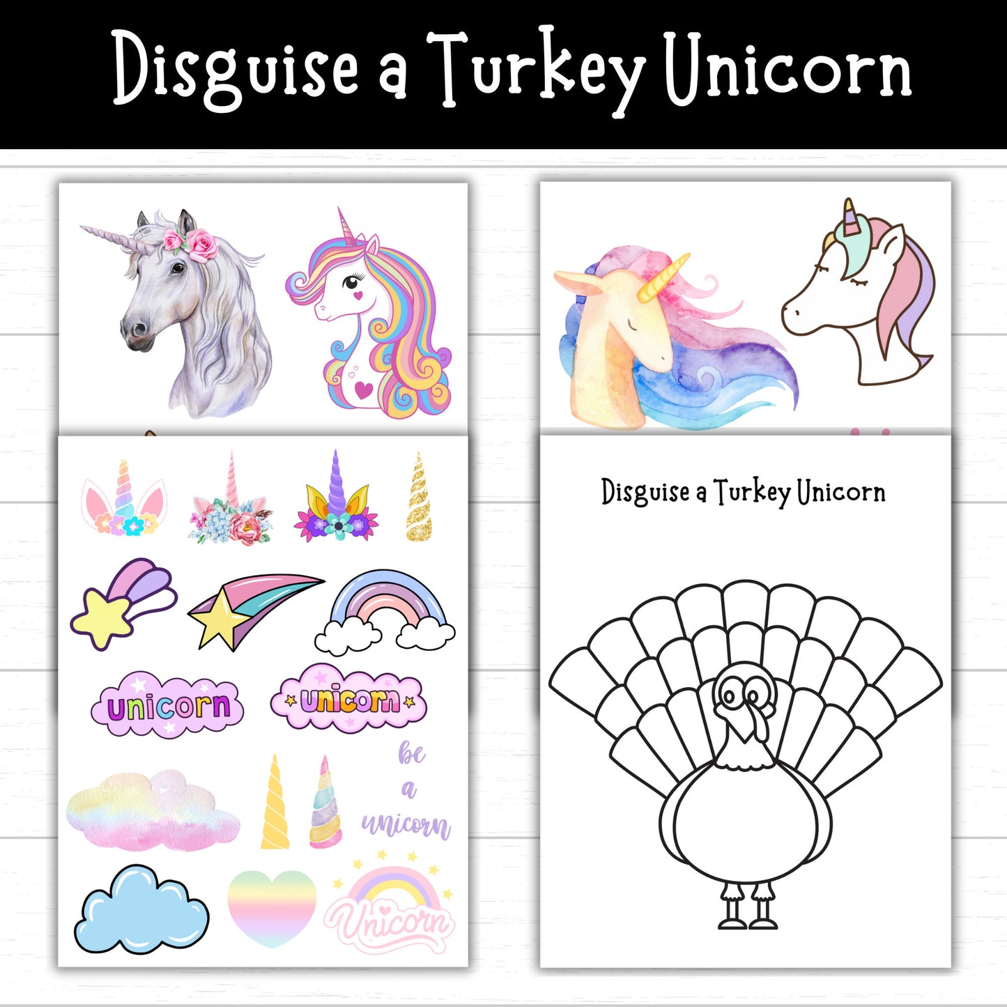 Disguise a Turkey Unicorn, Disguise a Turkey Unicorn, Unicorn Turkey, Disguise a Turkey Project, Turkey Disguise Idea, Unicorn Disguise Idea