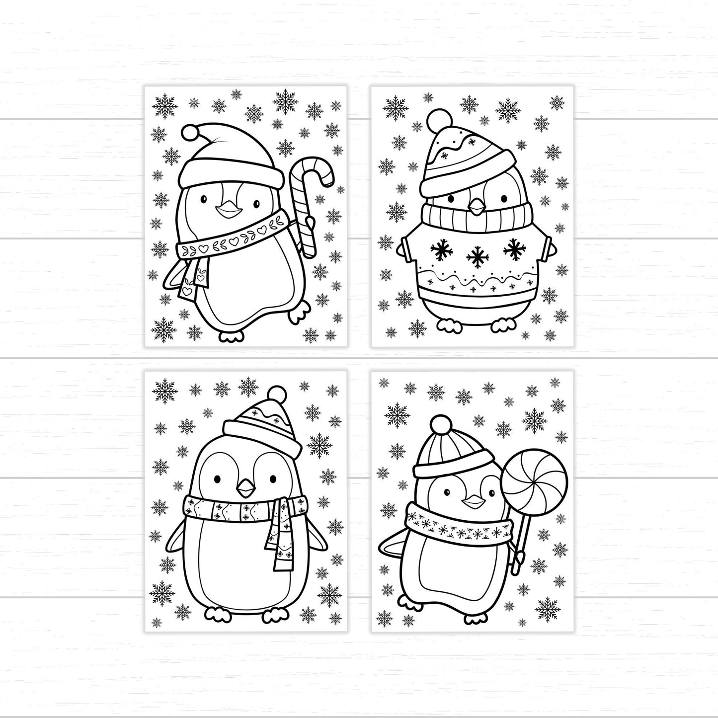 Christmas Penguin Coloring Pages, Winter Penguin Coloring Pages, Penguin Coloring Pages, Christmas Coloring Pages, Winter Coloring Pages