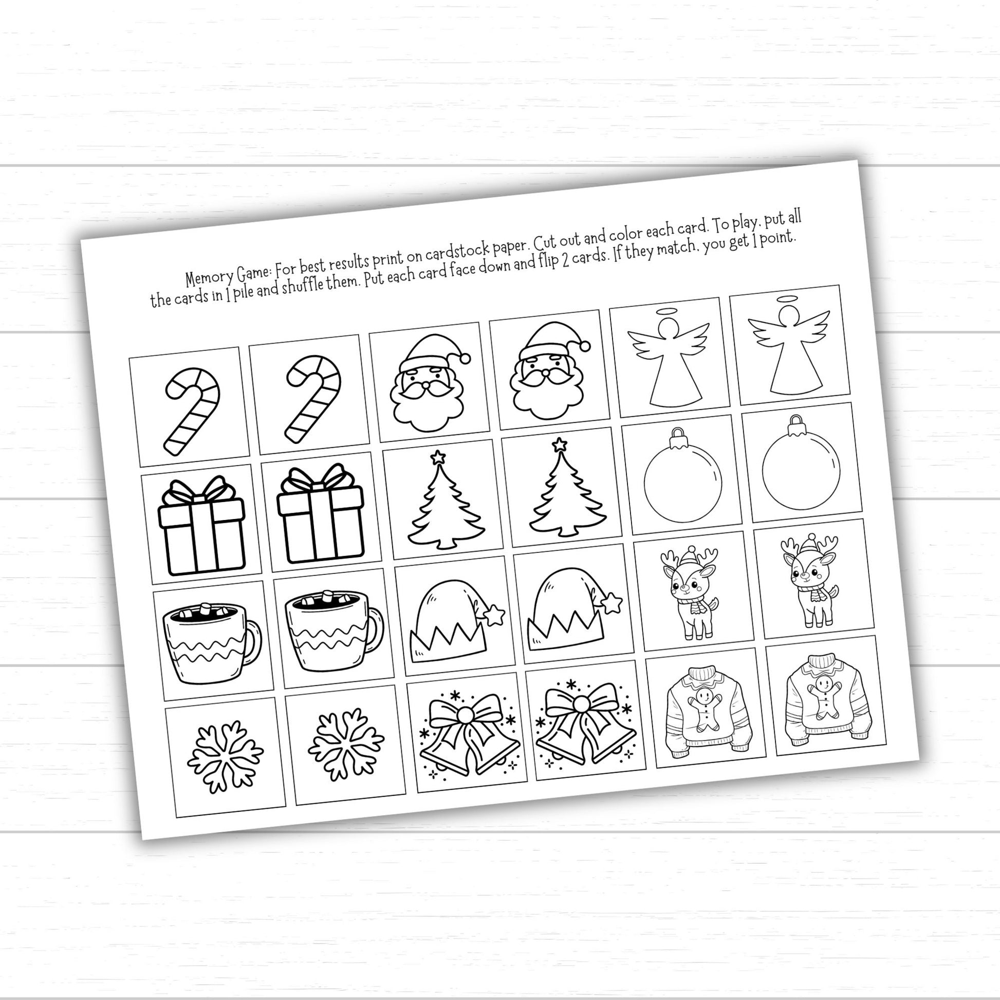 Christmas Placemat Activity Pack, Christmas Printables for Kids, Christmas Activities for Kids, Printable Christmas Worksheets