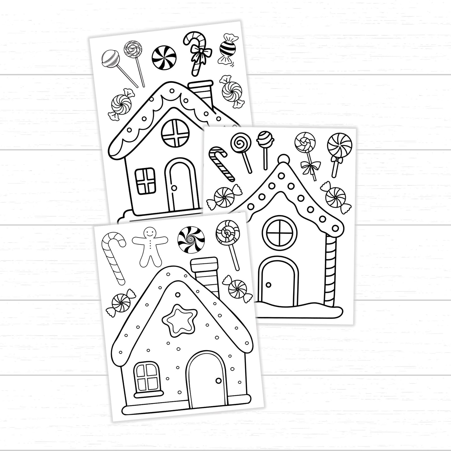 Gingerbread House Coloring Pages, Christmas Coloring Pages for Kids, Printable Christmas Coloring Pages, Christmas Activities for Kids