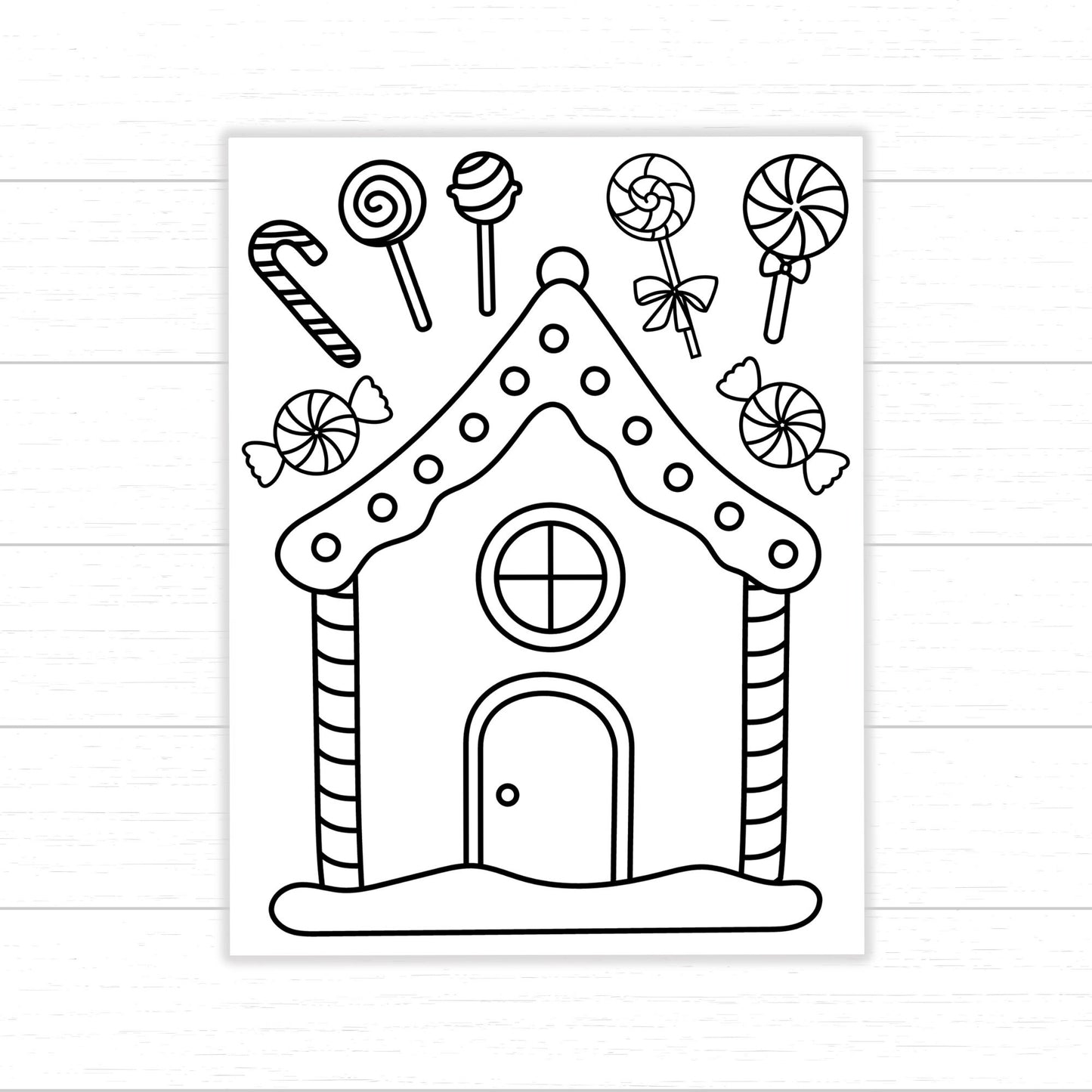 Gingerbread House Coloring Pages, Christmas Coloring Pages for Kids, Printable Christmas Coloring Pages, Christmas Activities for Kids