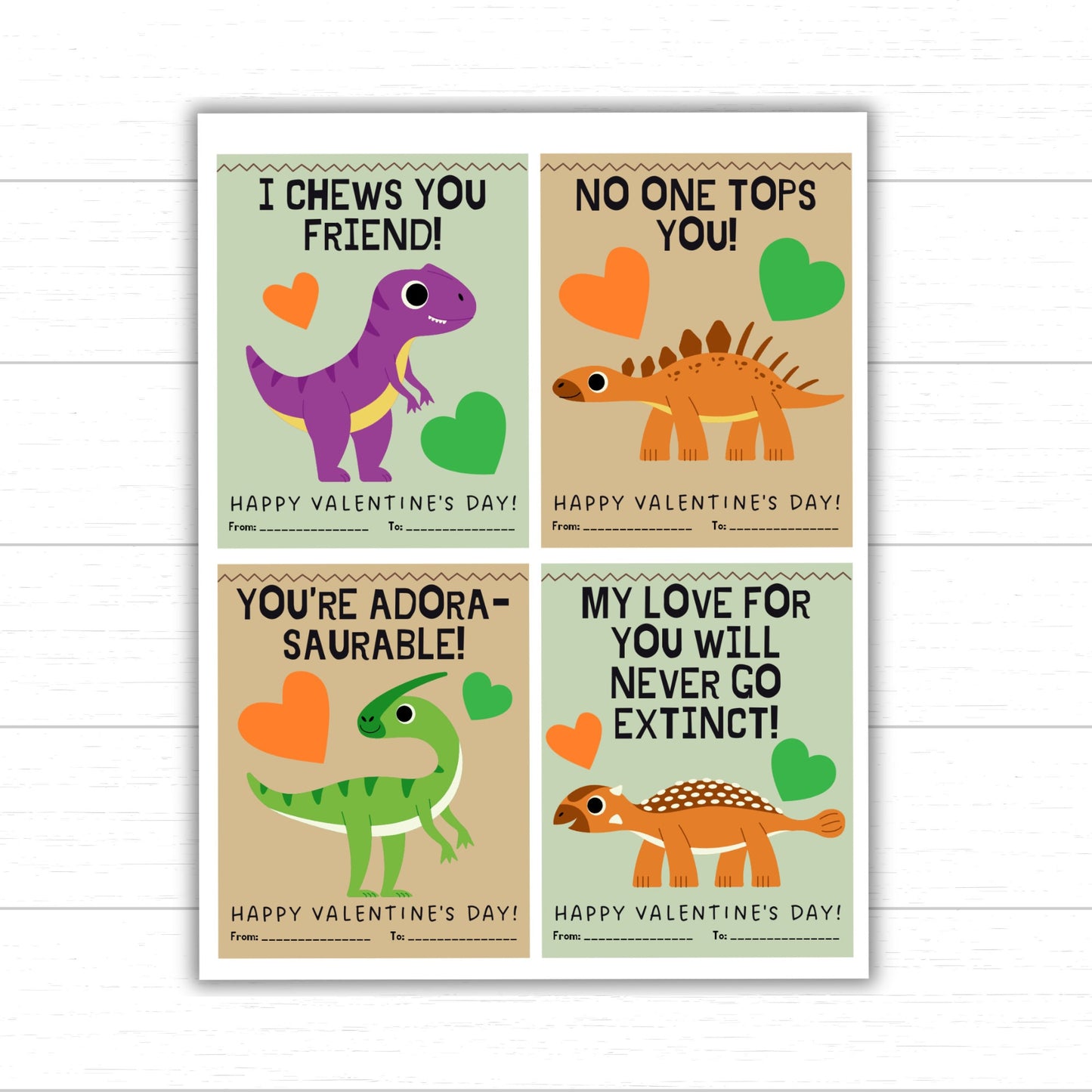 Dinosaur Valentine's Day Cards, Dinosaur Valentines, Printable Dinosaur Valentine Cards, Dinosaur Valentine Card Exchange, Valentine's Day