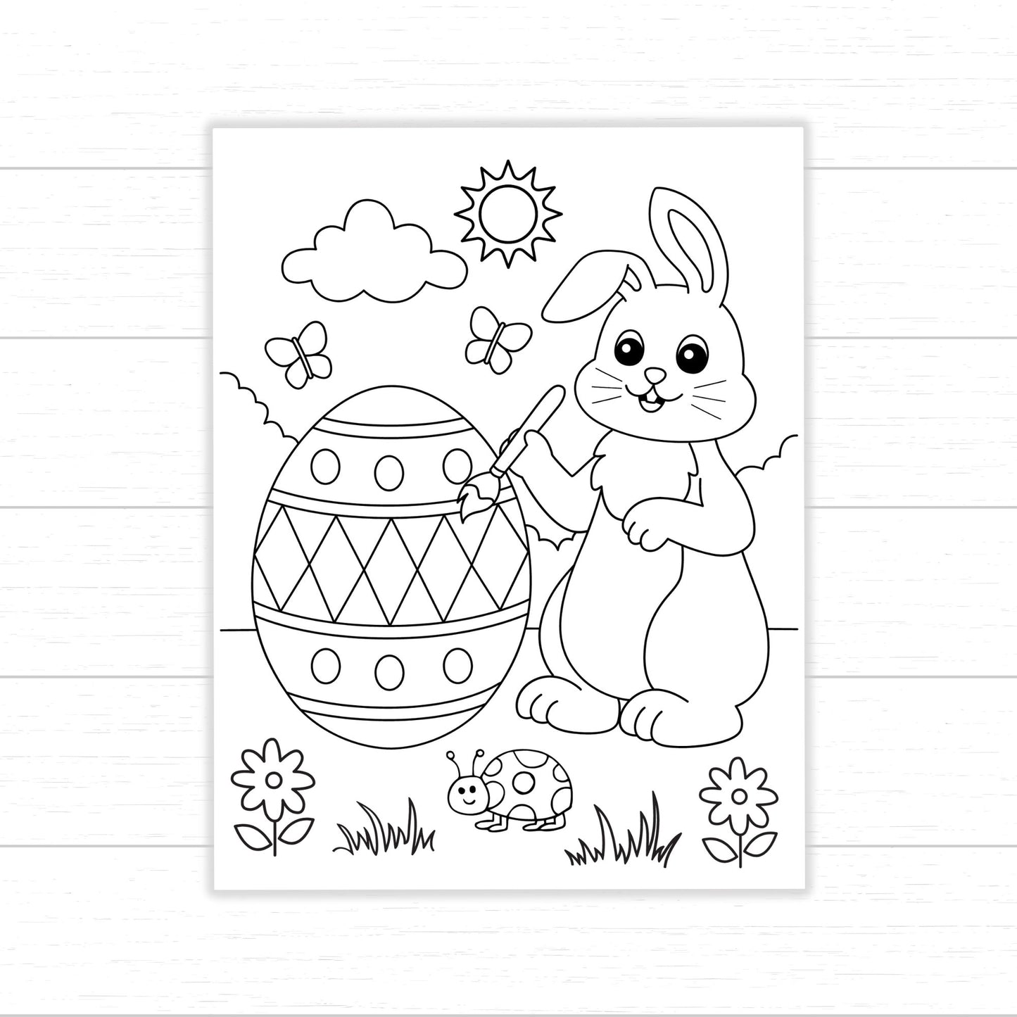 Easter Bunny Coloring Pages, Spring Coloring Pages, Easter Activities for Kids, Easter Coloring, Bunny Activities, Rabbit Coloring Pages